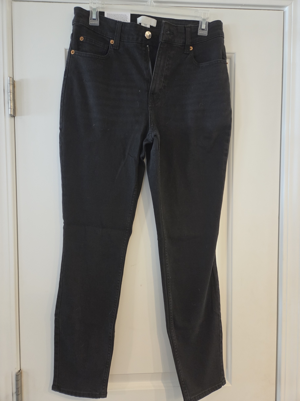 H&M Skinny High Waist Black Jeans